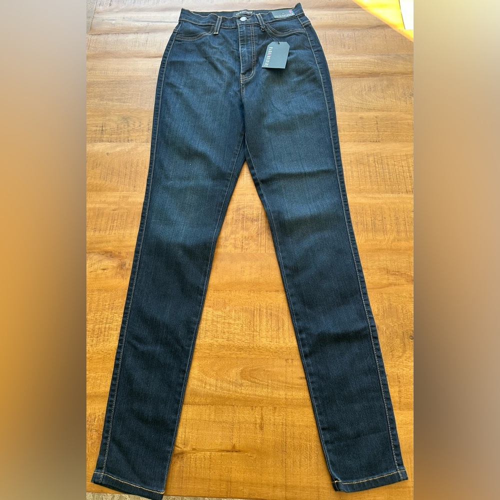 Fashion Nova Dark Blue Skinny Jeans